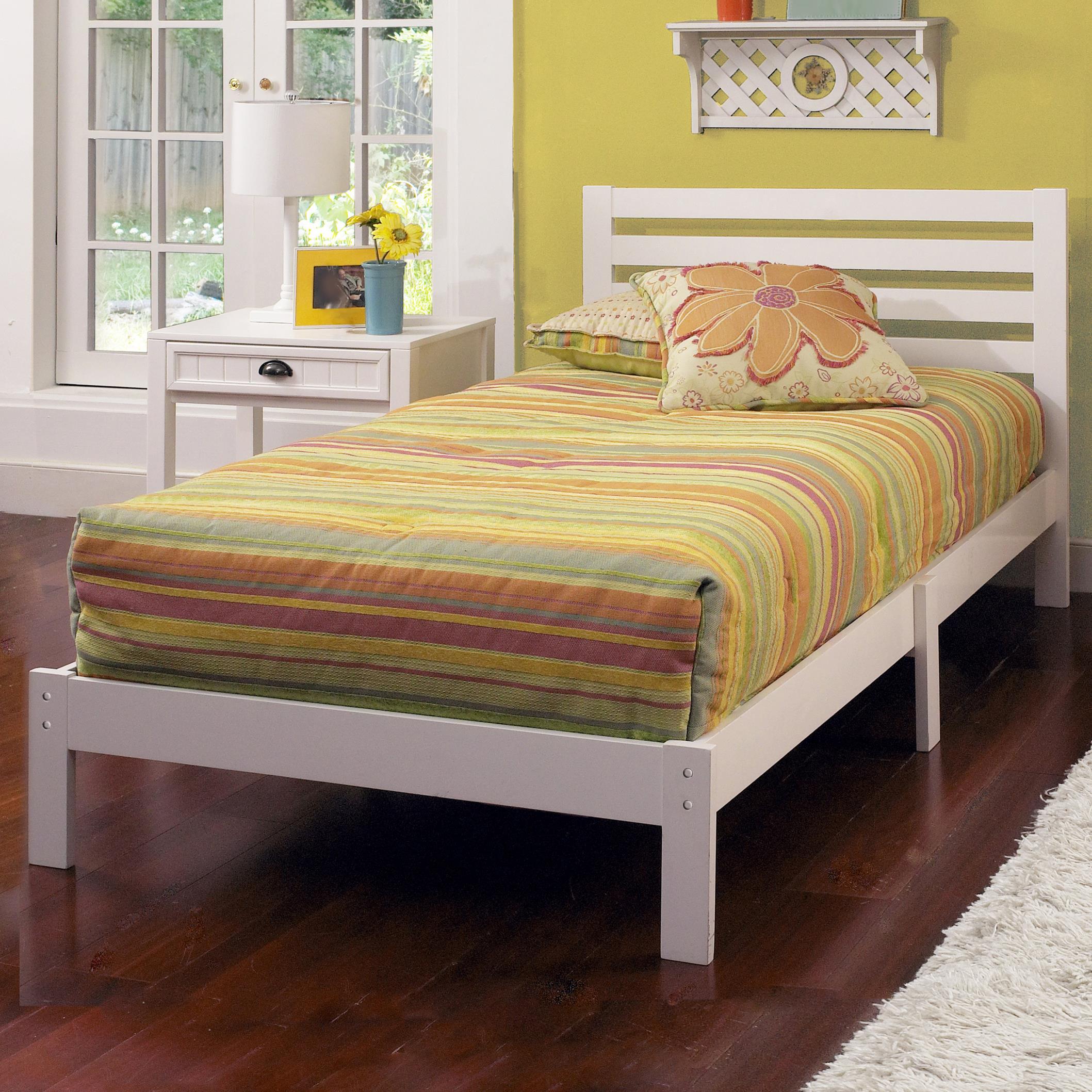 Hillsdale Wood Beds Twin Platform Bed Set A1 Furniture & Mattress